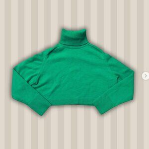 ZARA cropped turtleneck sweater